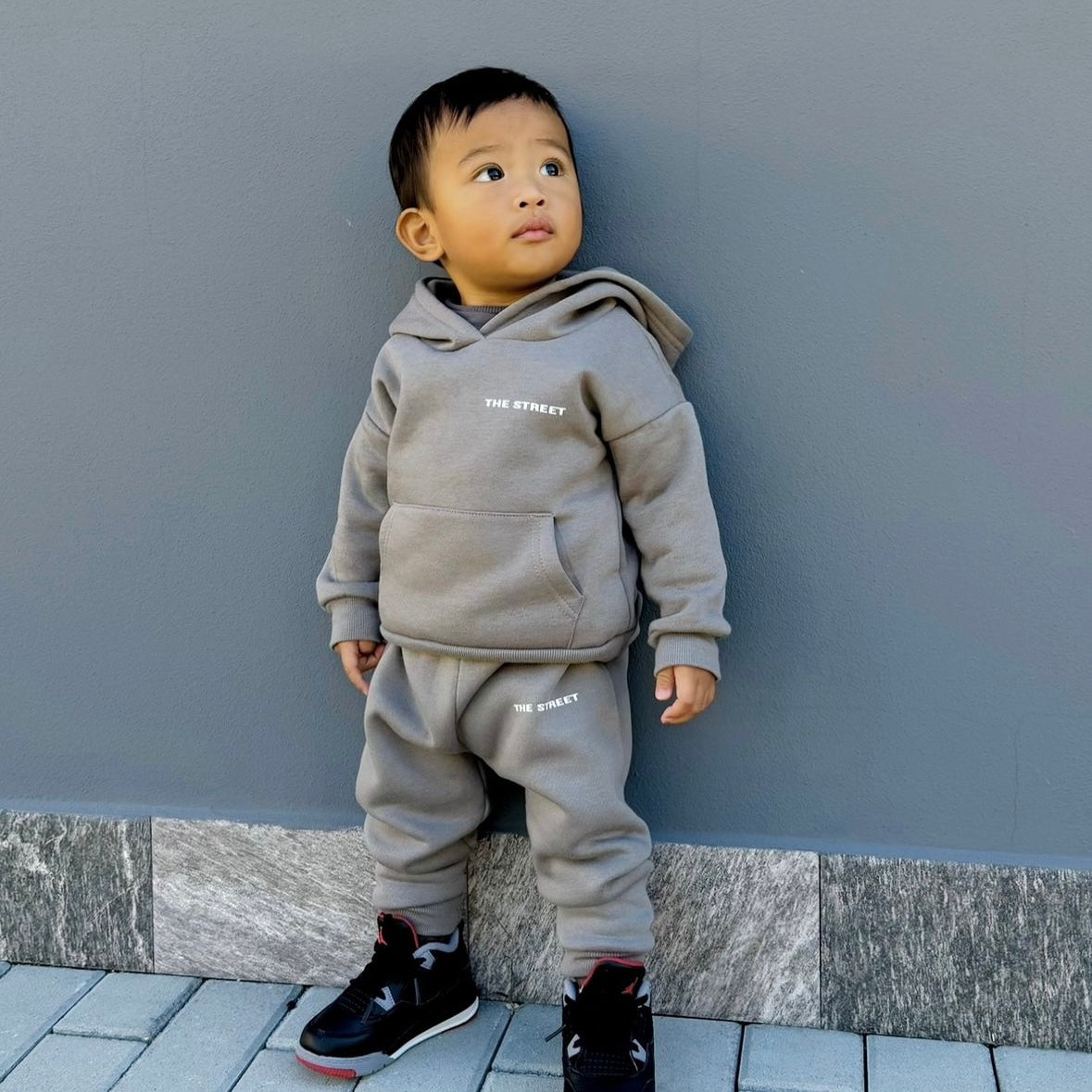 KIDS GREY HOODIE/JOGGERS SET