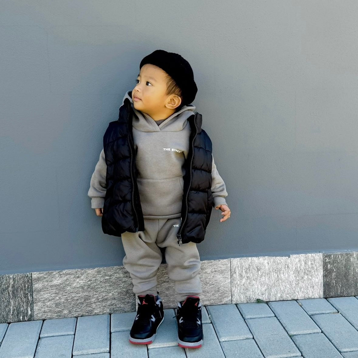 KIDS GREY HOODIE/JOGGERS SET